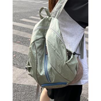 超火ins韓版輕便雙肩包女大容量學生書包百搭時尚電腦旅行背包潮