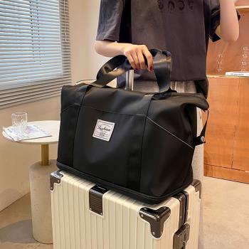 可套拉桿箱上的旅行包女大容量配包短途旅游輕便手提行李包收納袋