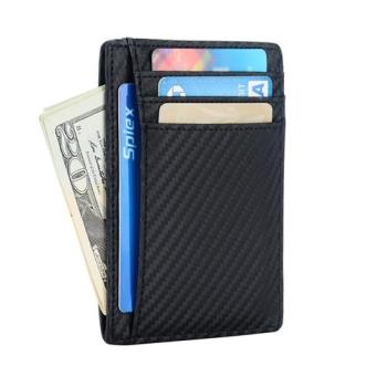 Slim RFID Blocking Leather Wallet Credit ID Card Holder Purs