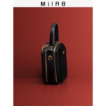 MiLRB小眾設計手提秋冬盒子包