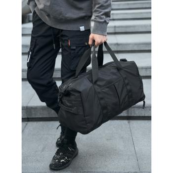 干濕分離健身包男士手提旅行包大容量防水行李包女時尚潮流行李包
