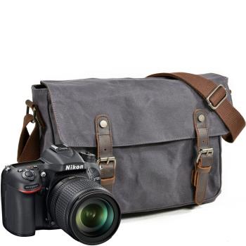 Men Photography Bag Canvas Waterproof Camera Bag