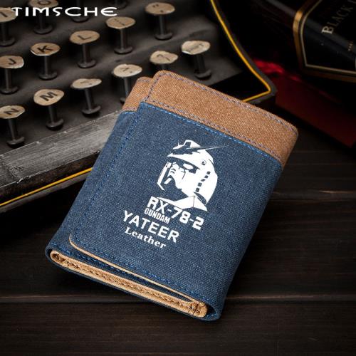 機動戰士高達oversize動漫周邊短款夾子錢包聯名獨角獸長款男錢夾