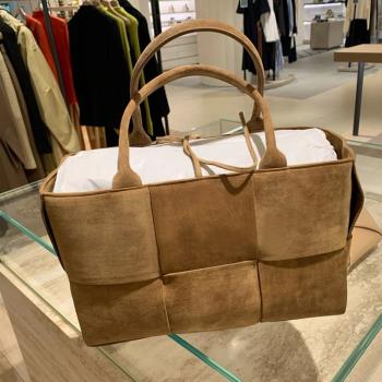 包包2021新款包包麂皮編織購物袋tote托特包大容量水桶包手提女包