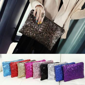 2019 Retro Luxury Sequins Hand Bag Taking Late Package Clutc