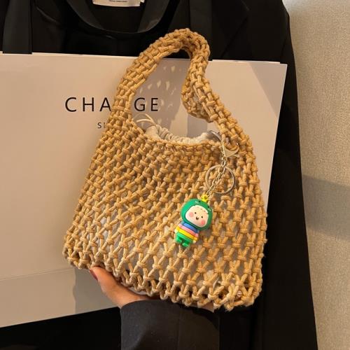 今年流行包包女2026夏季新款小眾鏤空編織包度假沙灘包外出手提袋