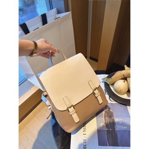 背包女雙肩2025新款時尚旅行高級感女士雙肩包通勤大容量學生包包