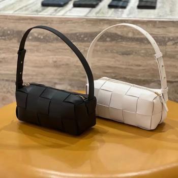 包包2023新款brick華夫包編織小方包單肩腋下包高級感手提女包
