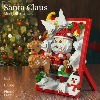 圣誕節禮物女孩音樂盒圣誕樹小顆粒積木拼裝玩具小學生活動伴手禮