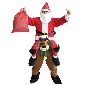 圣誕老人圣誕樹充氣衣服裝圣誕節日派對雪人雪寶行走表演出道具