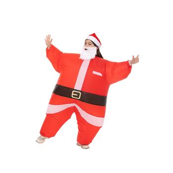萬圣節兒童節演出服 道具充氣圣誕老人雪人外星人粉豬宇航員衣服