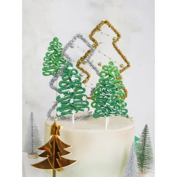 烘焙樹木圣誕擺件蛋糕裝飾