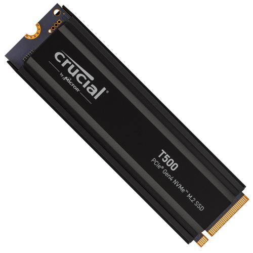 Micron 美光 T500 2TB 【有】散熱片 M.2 2280 PCIe Gen4 x4 SSD 固態硬碟 / 原廠5年保 