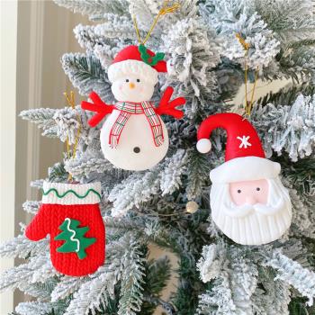 立體造型創意小房子圣誕節掛件 軟陶泥圣誕掛飾圣誕樹裝飾品掛件