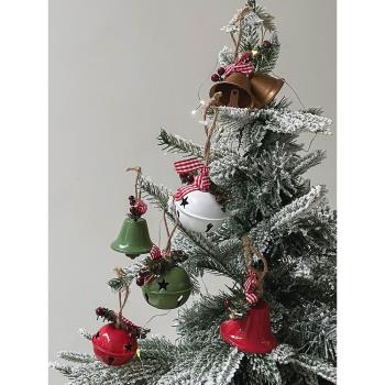 雜啊 圣誕節創意裝飾品鈴鐺掛件場景布置圣誕樹掛件diy吊飾小配件