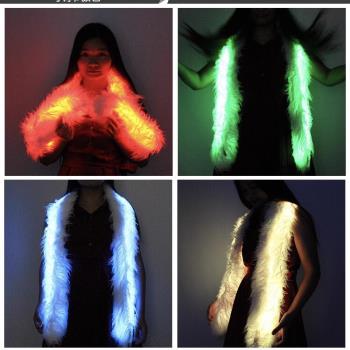 LED酒吧派對表演道具發光圍巾