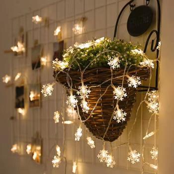 網紅led圣誕樹燈串滿天星星裝飾燈房間布置 節日新年婚慶浪漫禮物