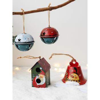 諾琪 Jingle Bell鈴鐺風鈴掛件圣誕房子擺件掛飾吊飾圣誕節裝飾品