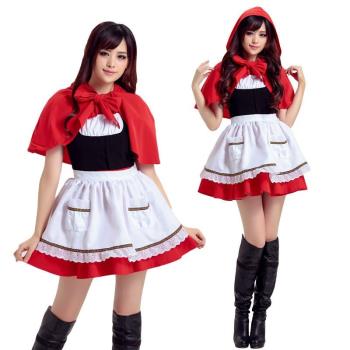 小紅帽聯盟女仆女傭服裝cosplay服圣誕節咖啡廳英雄萬圣節裝LOL