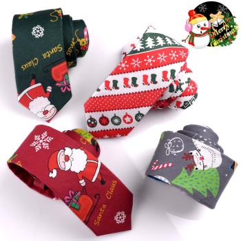 圣誕系列韓式窄版禮物盒裝領帶