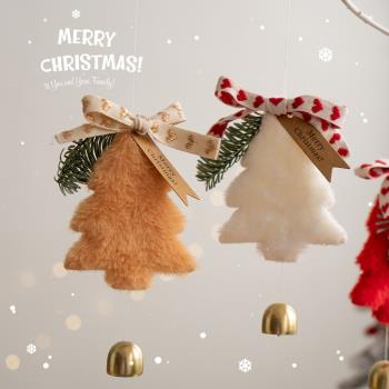 圣誕節掛件掛飾裝飾品擺件裝扮迷你圣誕樹鈴鐺場景布置拍照道具