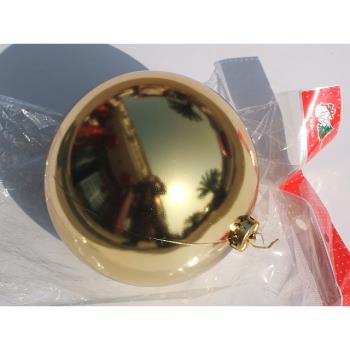 15cm圣誕球圣誕節裝飾品鏡面電鍍亞光亮光球閃粉裝飾波波彩球