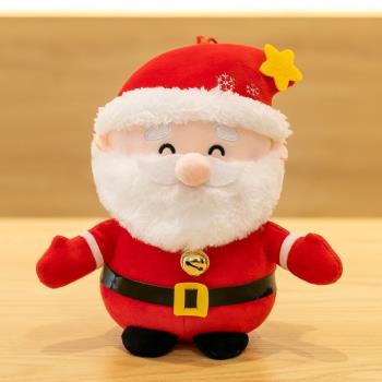 聖誕老人公仔毛絨玩具玩偶布娃娃聖誕節小號麋鹿聖誕節日禮物兒童