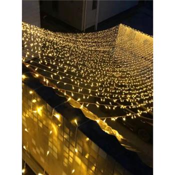 led閃燈串燈滿天星星戶外防水工程繞樹燈圣誕節日庭院房間裝飾燈