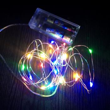 氣球燈串透明波波球燈圣誕節新年春節禮品盒裝飾彩燈米燈LED燈