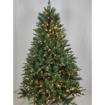 新款混合Christmas tree 加密松針PE圣誕樹 大型出口環保圣誕樹