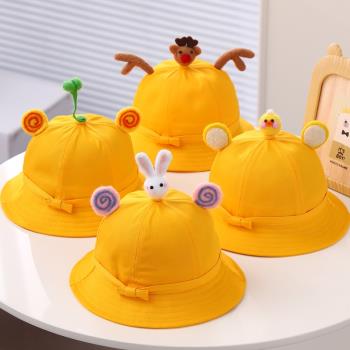 春游寶寶孩童親子款團建小黃帽