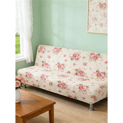 折疊無扶手沙發床套罩全包沙發套彈力通用全蓋沙發巾卡座沙發罩
