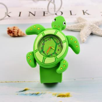 抖音同款綠水龜兒童手表男生女孩沙雕烏龜海龜玩具啪啪圈生日禮物
