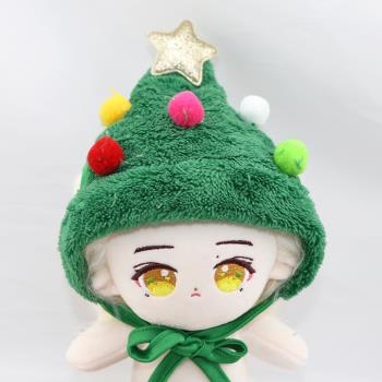 頭套圣誕樹造型帽明星玩偶娃衣