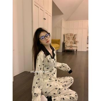 史努比韓系女純棉網紅卡通睡衣