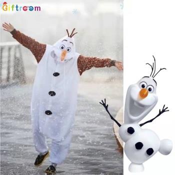 雪人雪寶服裝兒童男女雪人連體衣扮演服裝圣誕派對演出服卡通服