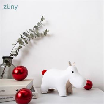 2020年圣誕限量版北歐設計家居飾品Zuny合成皮革鹿河馬駝鹿書擋