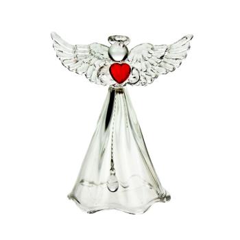 歐式透明水晶玻璃天使風鈴圣誕商鋪裝飾擺件創意個性化少女心小物