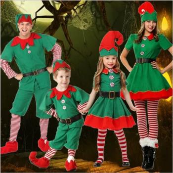cosp兒童圣誕精靈綠野仙蹤表演服