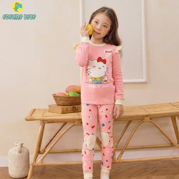 韓國兒童春秋季保暖純棉內衣套裝