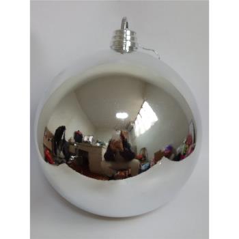 40cm圣誕球裝飾品鏡面球亮光亞光閃分電鍍球彩球商場櫥窗酒店晚會