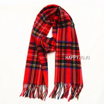 蘇格蘭紅綠男孩女孩圣誕禮物圍巾