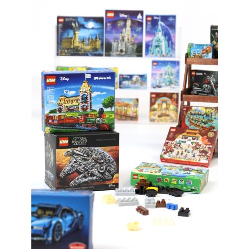 帶積木微縮食玩迷你玩具6-12分娃屋明星高清樂A高經典積木模型R7