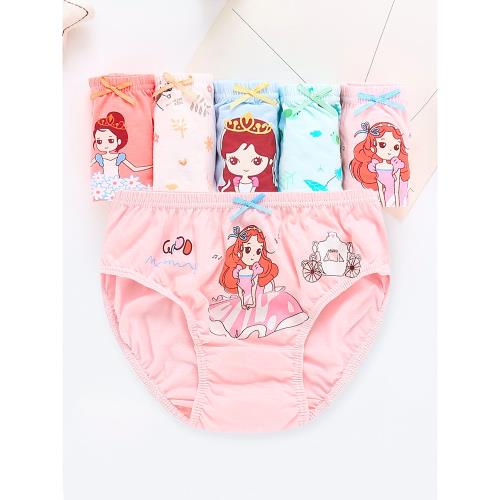 品牌出口韓國女童內褲純棉三角中大童寶寶小孩褲衩不夾pp兒童短褲