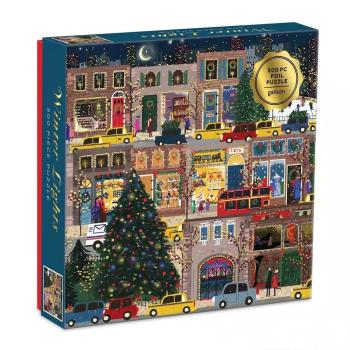 Galison圣誕冬燈拼圖500片 成人拼圖1000片高難度減壓益智玩具