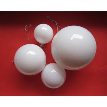 3cm到60cm白色圣誕樹裝飾球圣誕球吊球鏡面球彩球櫥窗裝飾小掛件