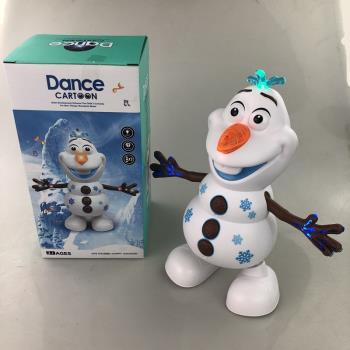 抖音同款電動跳舞雪人冰雪系列雪人音樂燈光搖擺兒童圣誕玩具禮物