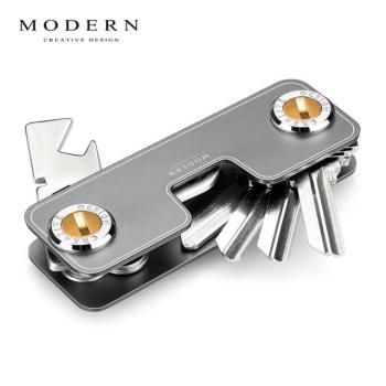 德國MODERN鑰匙扣收納器金屬鑰匙扣可拓展鑰匙扣大容量圣誕禮物