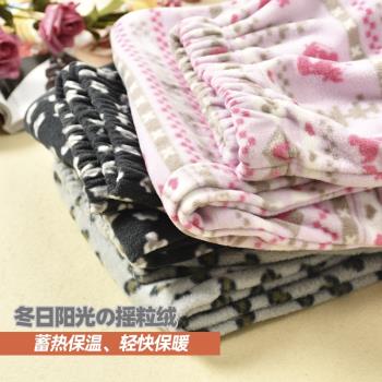 出口歐美搖粒絨情侶款女士家居褲