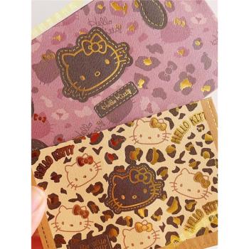 sanrio香港正版HelloKitty金箔創意豹紋錢包款特大千元利是封紅包